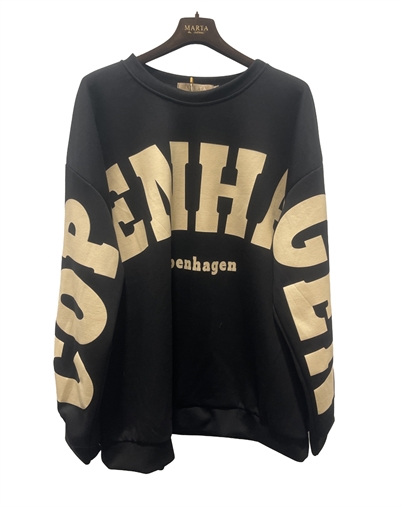 Marta Du Chateau - MDCHibiscus Sweatshirt - Black